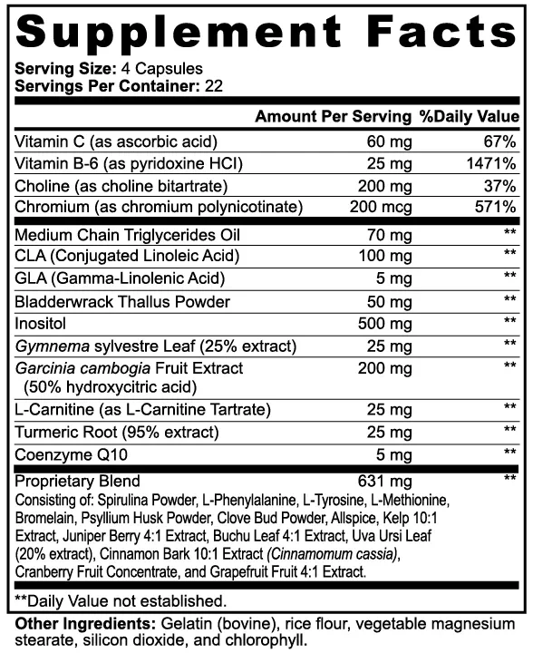 Mens Fat Burner with MCT